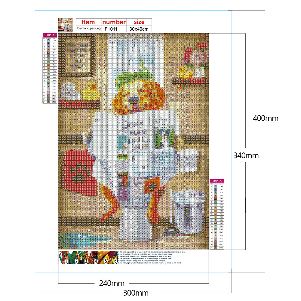 Golden Retriever Sitting On Toilet 30*40CM(Canvas) Full Square Drill Diamond Painting