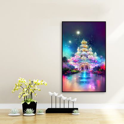 Fantasy Castle - Full Round Drill Diamond Painting 40*60CM