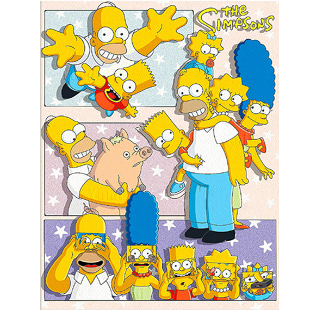 Simpson - Full Round Drill Diamond Painting 40*50CM