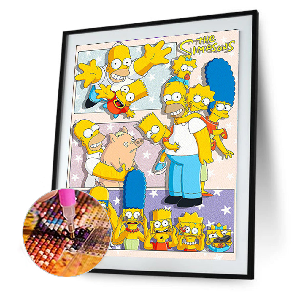 Simpson - Full Round Drill Diamond Painting 40*50CM