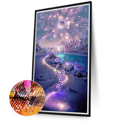 Purple Dream - Full Square Drill Diamond Painting 40*70CM