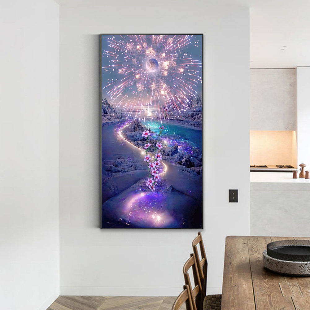 Purple Dream - Full Square Drill Diamond Painting 40*70CM