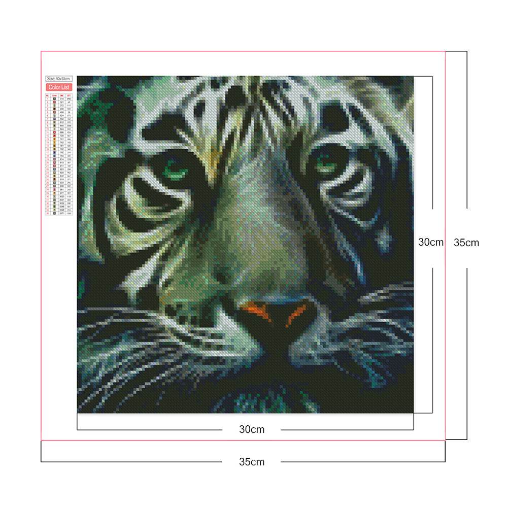 Tiger - Full Square Drill Diamond Painting 30*30CM