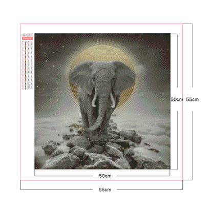 Elephant - Full Square Drill Diamond Painting 50*50CM