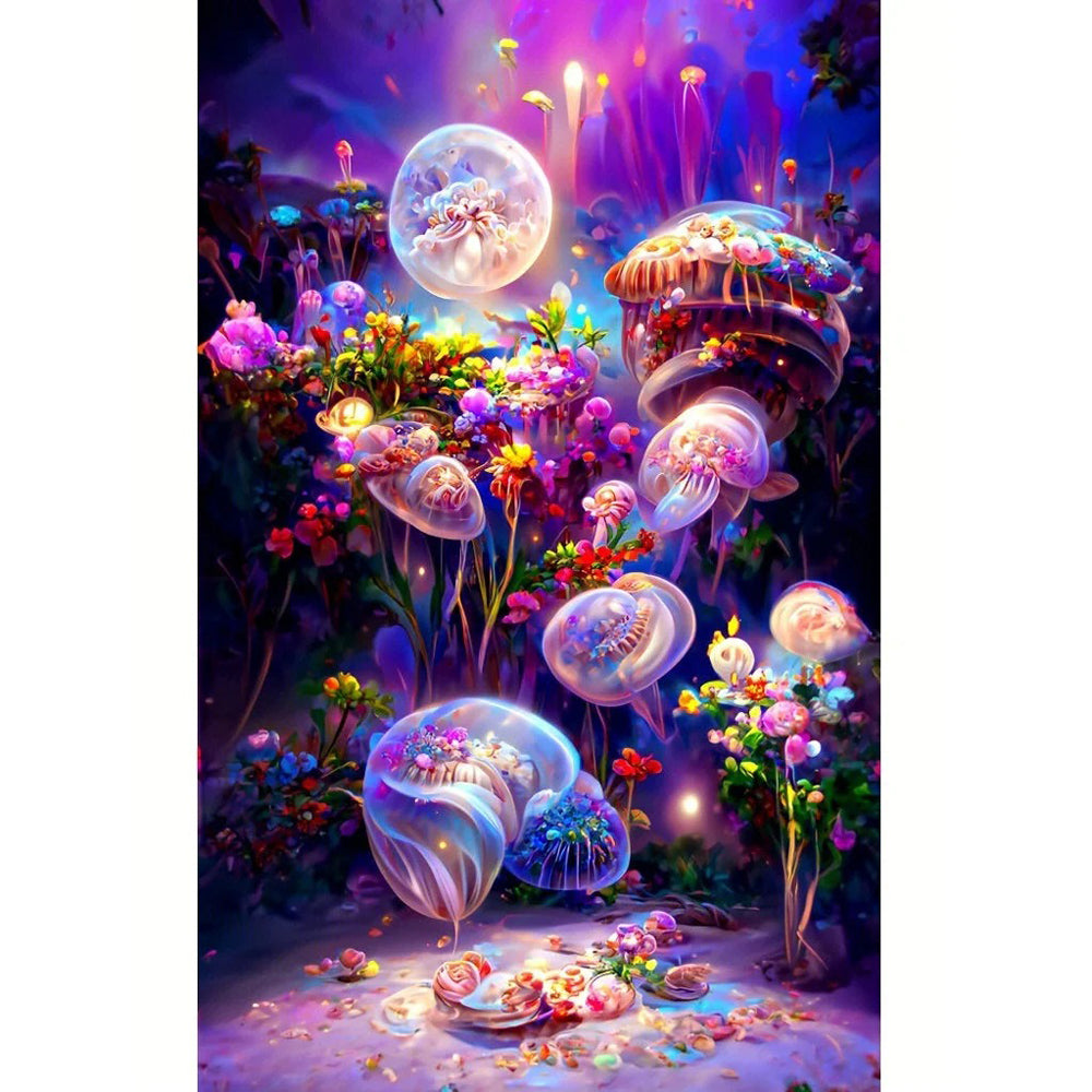 Dream Bubble House - Full Round Drill Diamond Painting 40*60CM