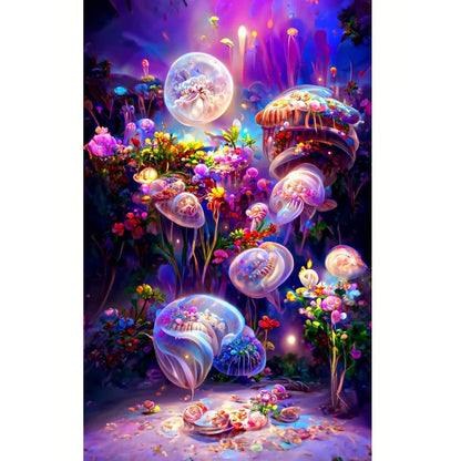 Dream Bubble House - Full Round Drill Diamond Painting 40*60CM