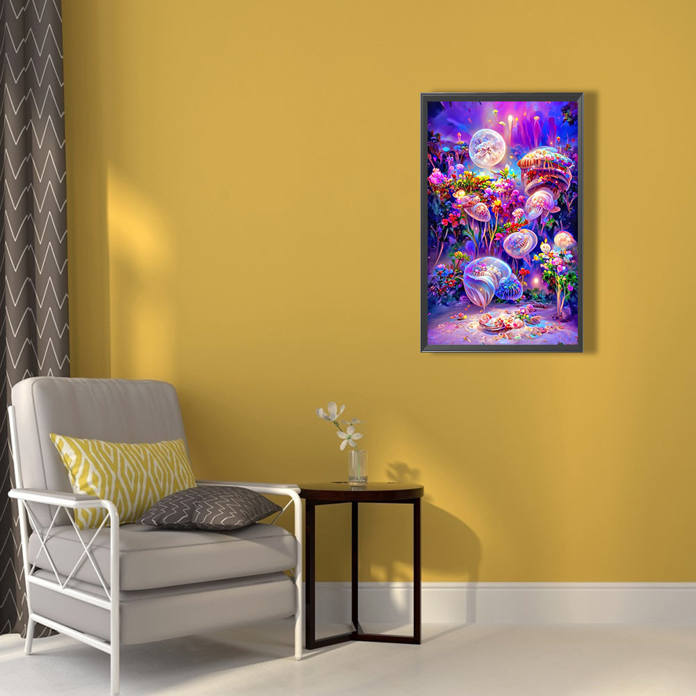Dream Bubble House - Full Round Drill Diamond Painting 40*60CM