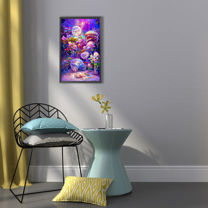 Dream Bubble House - Full Round Drill Diamond Painting 40*60CM