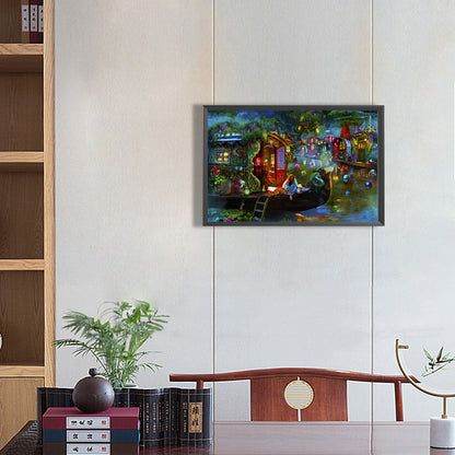 Dream Carriage - Full Round Drill Diamond Painting 50*30CM