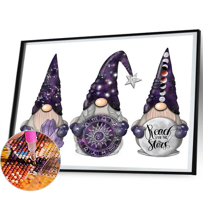 Tower Gnome 50*40CM(Canvas) Full Round Drill Diamond Painting