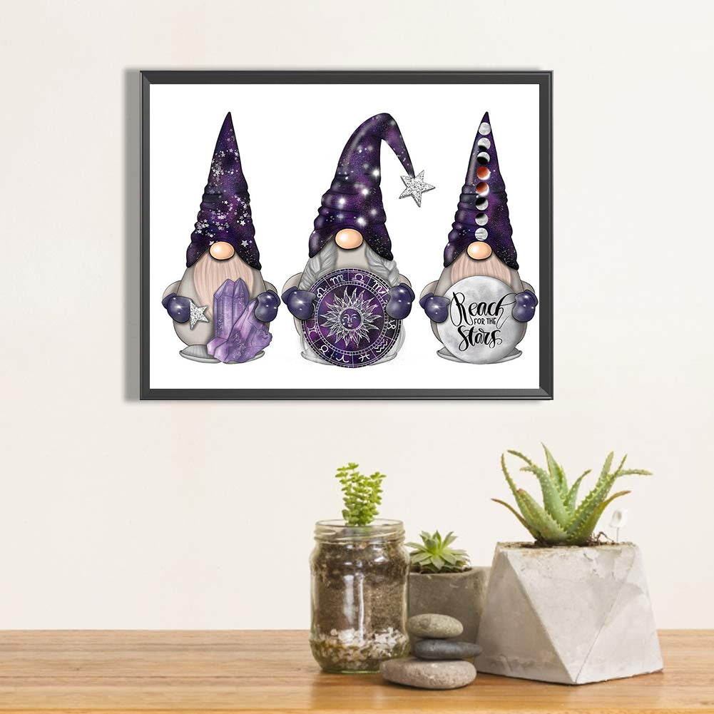 Tower Gnome - Full Round Drill Diamond Painting 50*40CM