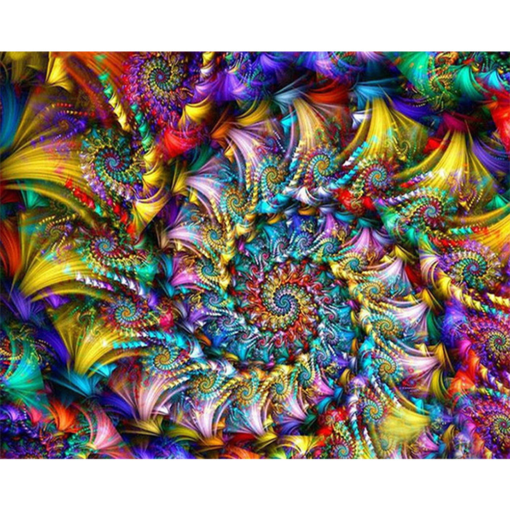 Fractal Art - Full Round Drill Diamond Painting 50*40CM