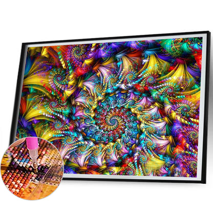 Fractal Art - Full Round Drill Diamond Painting 50*40CM