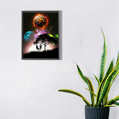 Aurora Planet - Full Square Drill Diamond Painting 30*40CM