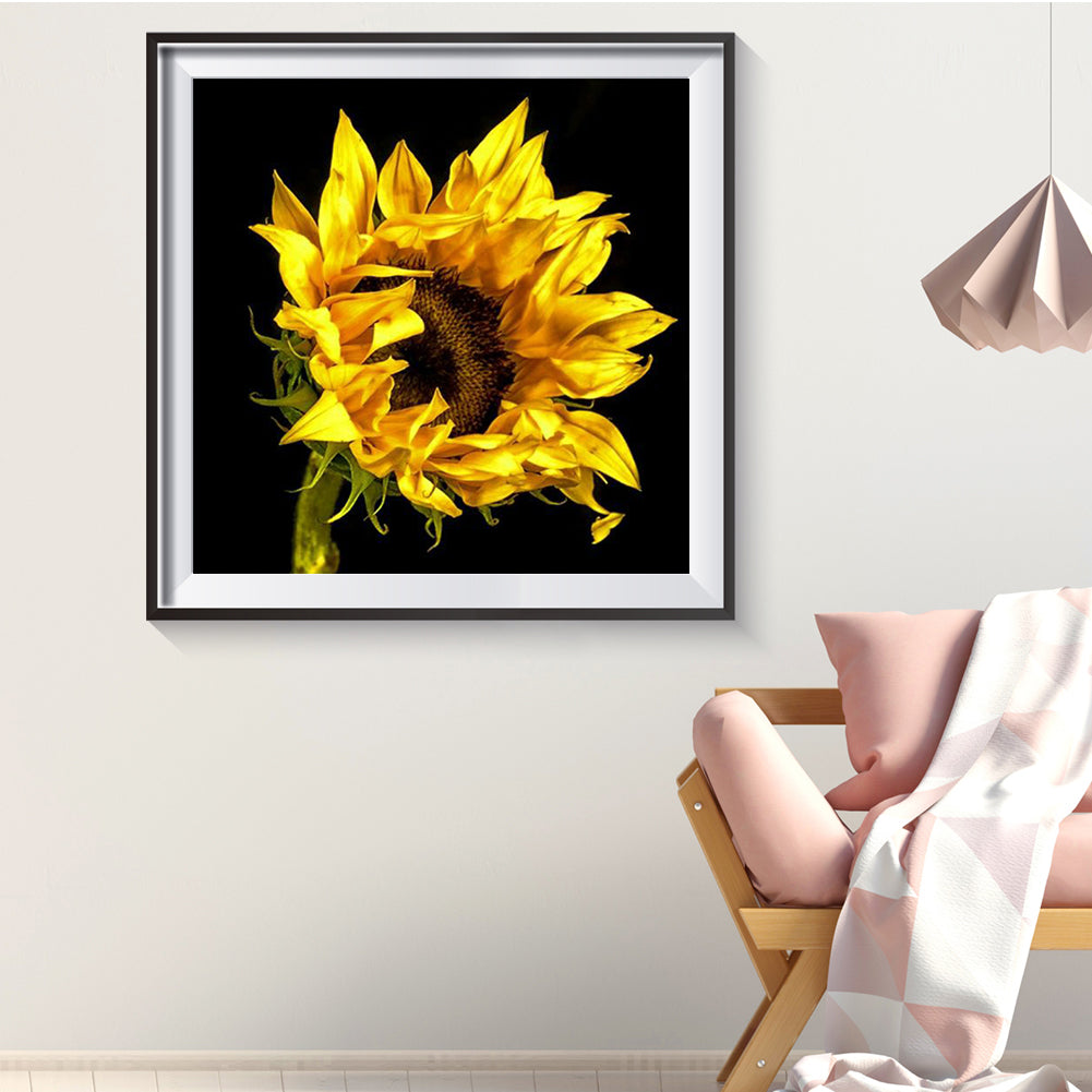 Sunflower 30*30CM(Canvas) Full Round Drill Diamond Painting