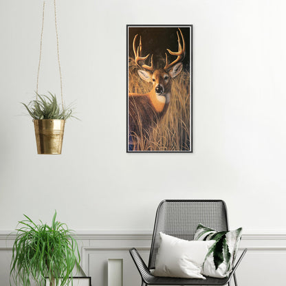 Elk - Full Round Drill Diamond Painting 30*50CM