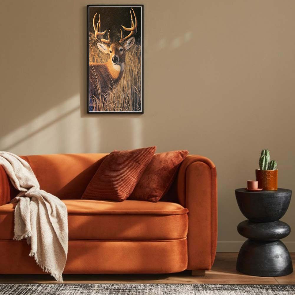 Elk - Full Round Drill Diamond Painting 30*50CM