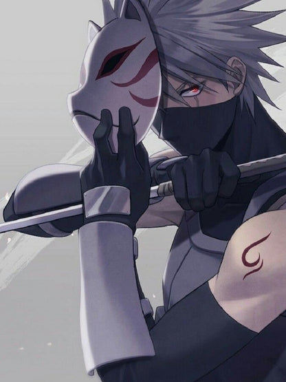 Hatake Kakashi - Full Round Drill Diamond Painting 30*40CM