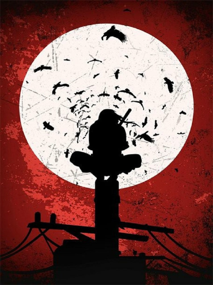 Uchiha Itachi - Full Round Drill Diamond Painting 30*40CM