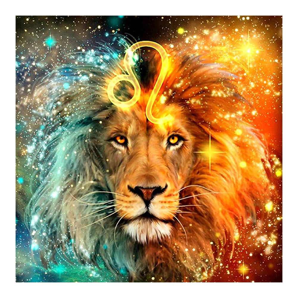 Leo 50*50CM(Canvas) Full Round Drill Diamond Painting