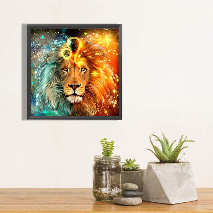 Leo 50*50CM(Canvas) Full Round Drill Diamond Painting