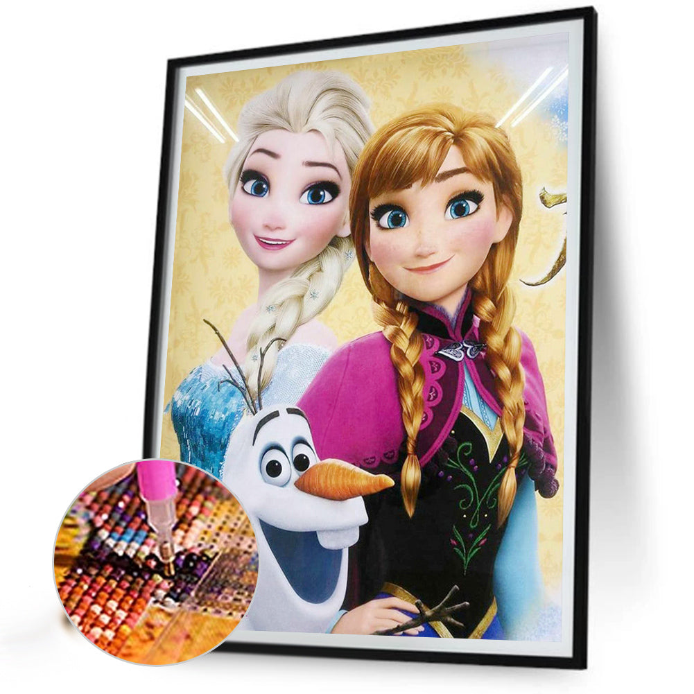 Frozen 40*50CM(Canvas) Full Square Drill Diamond Painting