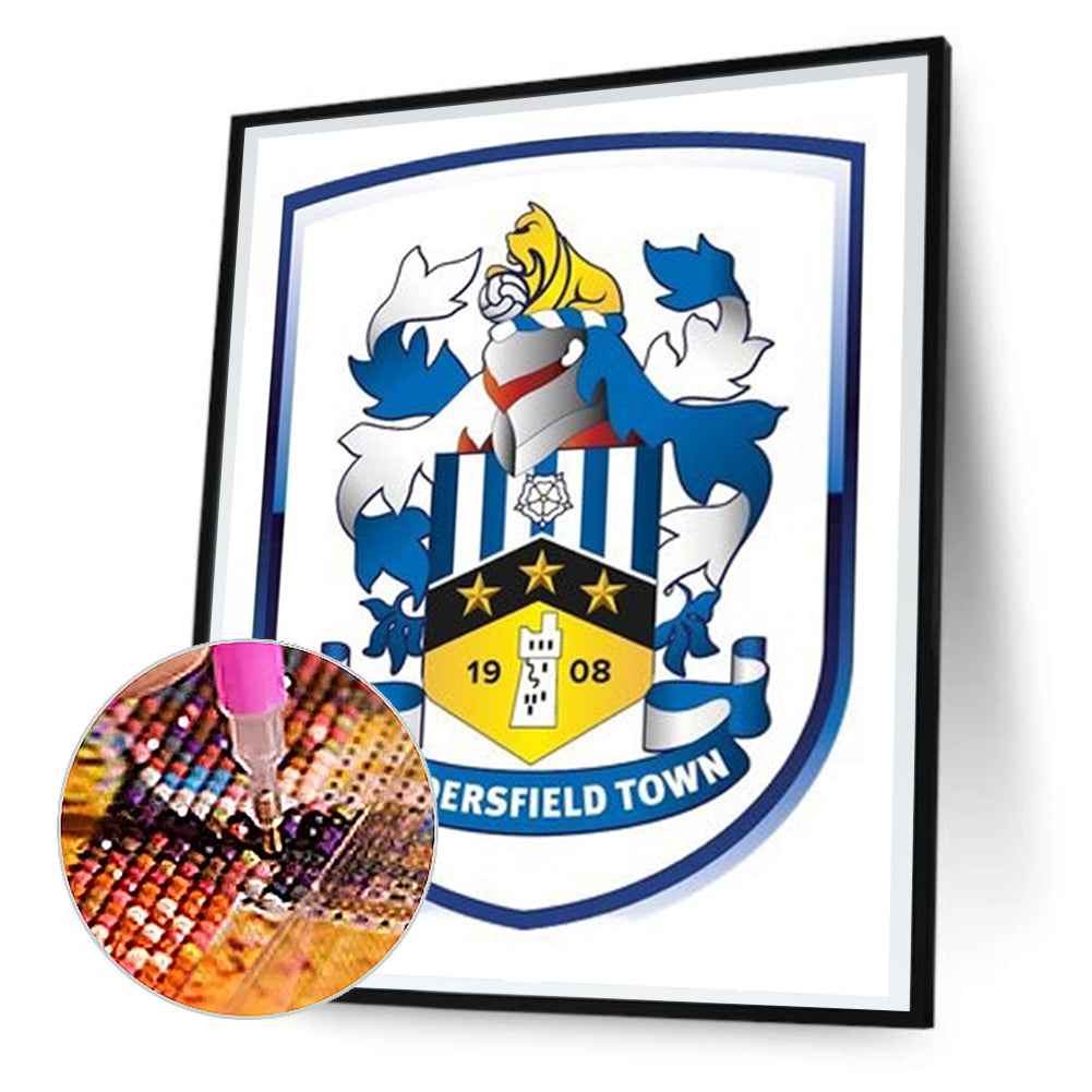 Huddersfield Football Club - Full Round Drill Diamond Painting 40*50CM