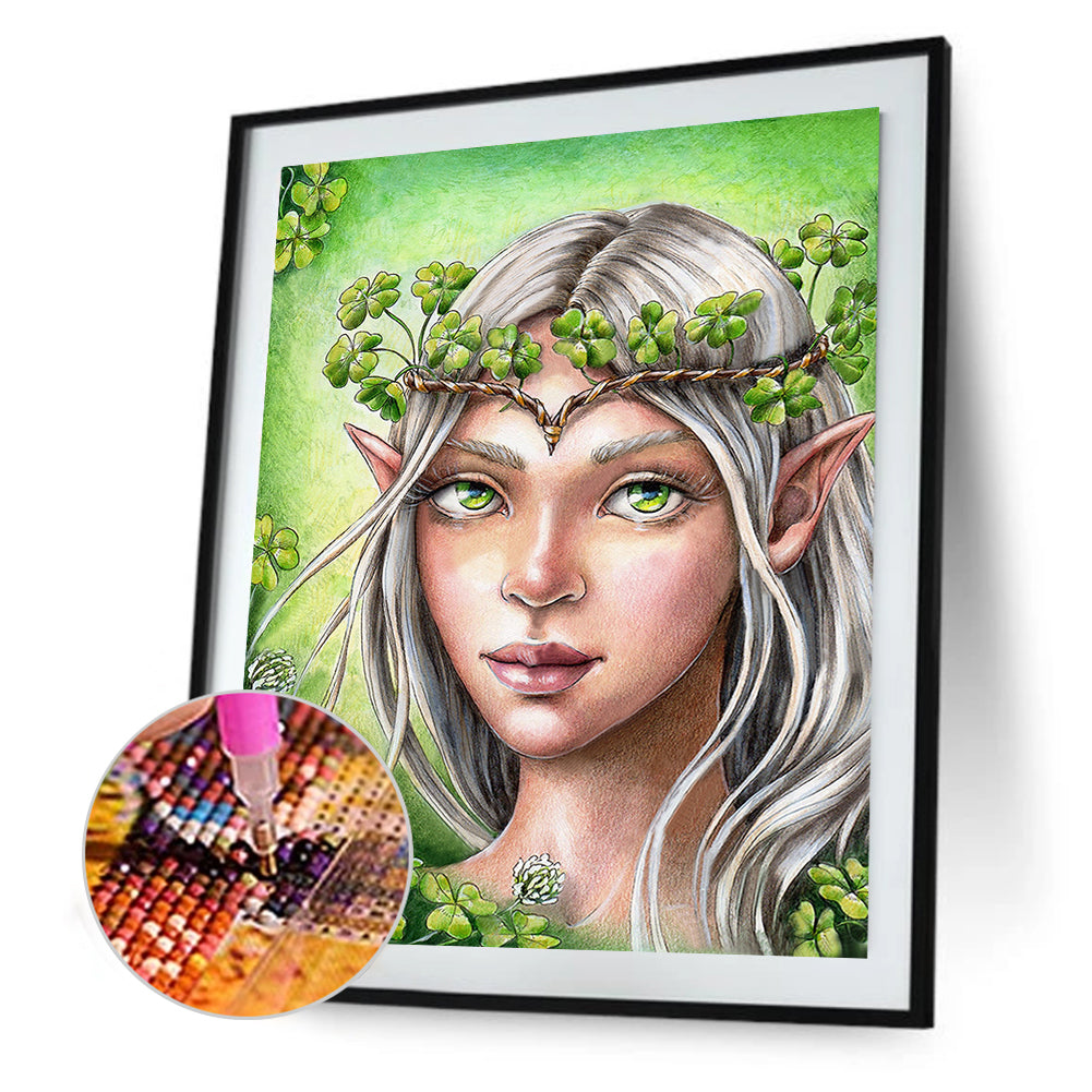 Elf Girl - Full Round Drill Diamond Painting 30*40CM