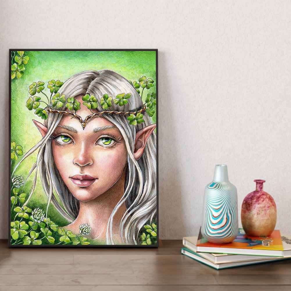 Elf Girl - Full Round Drill Diamond Painting 30*40CM