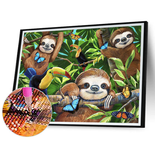 Sloth - Full Round Drill Diamond Painting 40*30CM