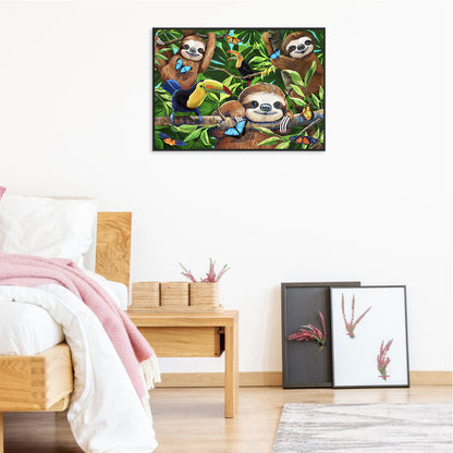 Sloth - Full Round Drill Diamond Painting 40*30CM