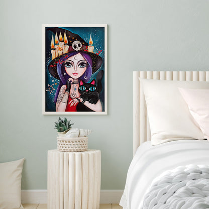 The Witch - Full Round Drill Diamond Painting 30*40CM