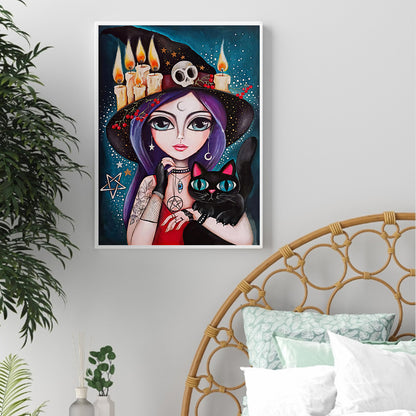 The Witch - Full Round Drill Diamond Painting 30*40CM