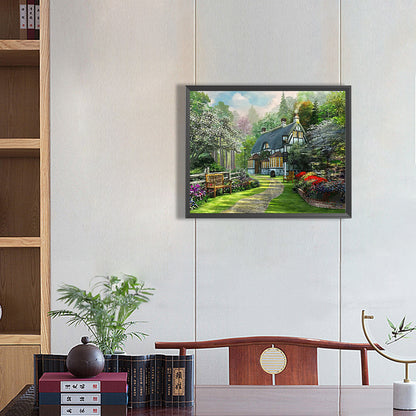 Village Houses - Full Round Drill Diamond Painting 50*40CM