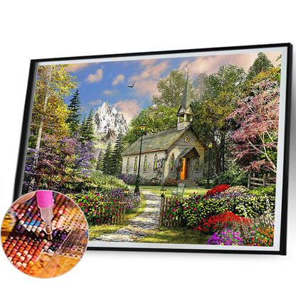 Village Houses - Full Round Drill Diamond Painting 50*40CM