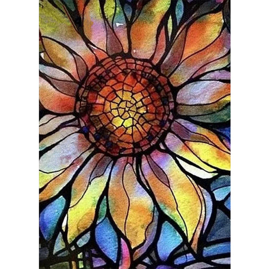 Sunflower - Full Round Drill Diamond Painting 40*50CM