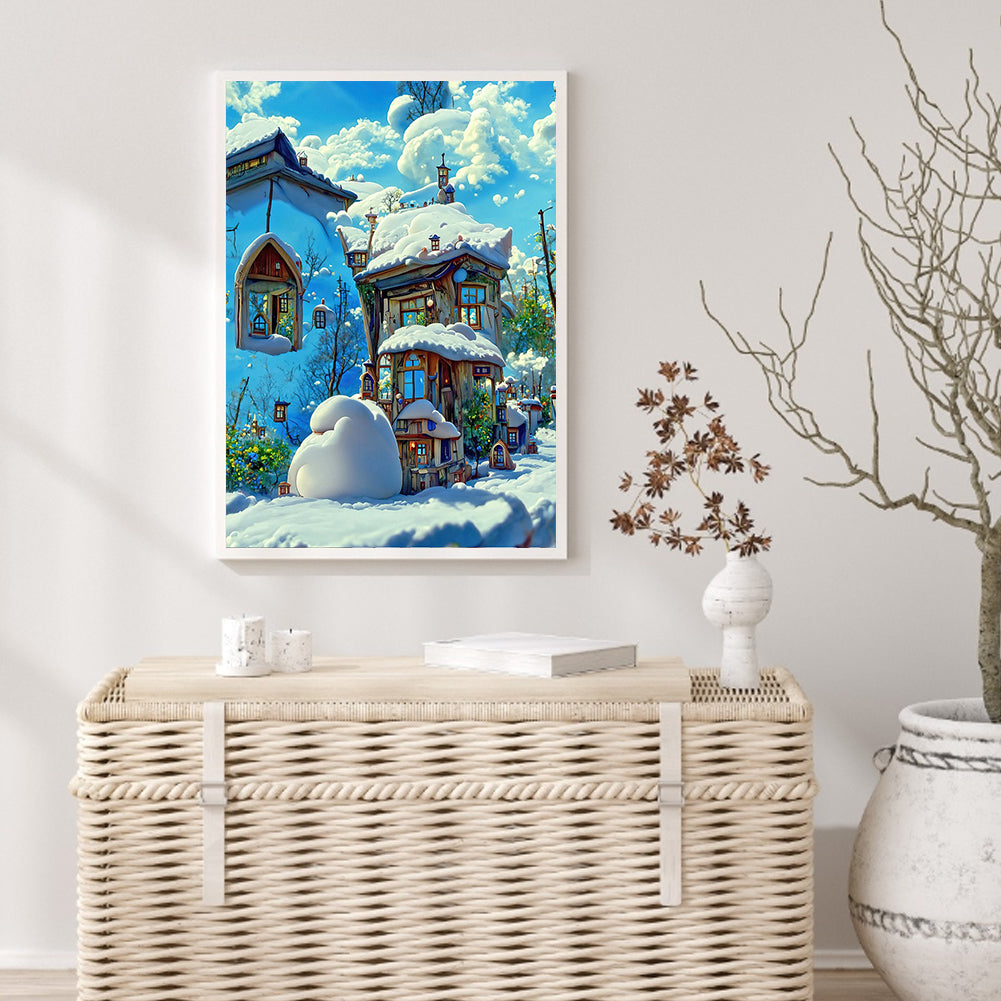 Cotton Cloud - Full Round Drill Diamond Painting 40*50CM