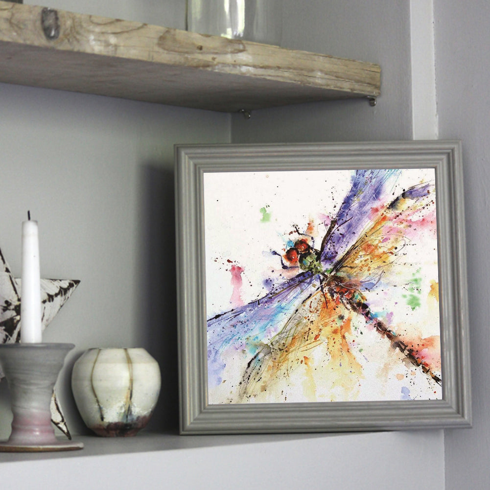 Dragonfly - Full Square Drill Diamond Painting 30*30CM