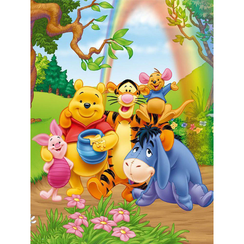 Winnie The Pooh - Full Square Drill Diamond Painting 30*40CM