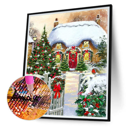 Christmas Garden - Full Round Drill Diamond Painting 40*50CM