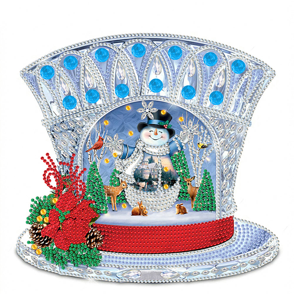 Christmas Snowman - Special Shaped Drill Diamond Painting 30*30CM