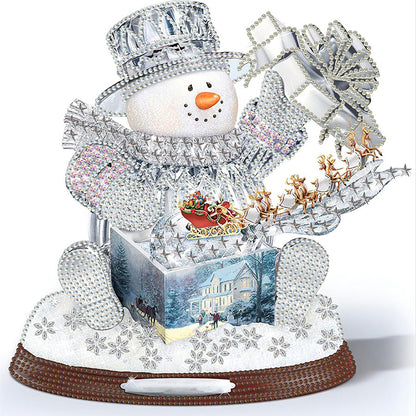 Christmas Snowman - Special Shaped Drill Diamond Painting 30*30CM