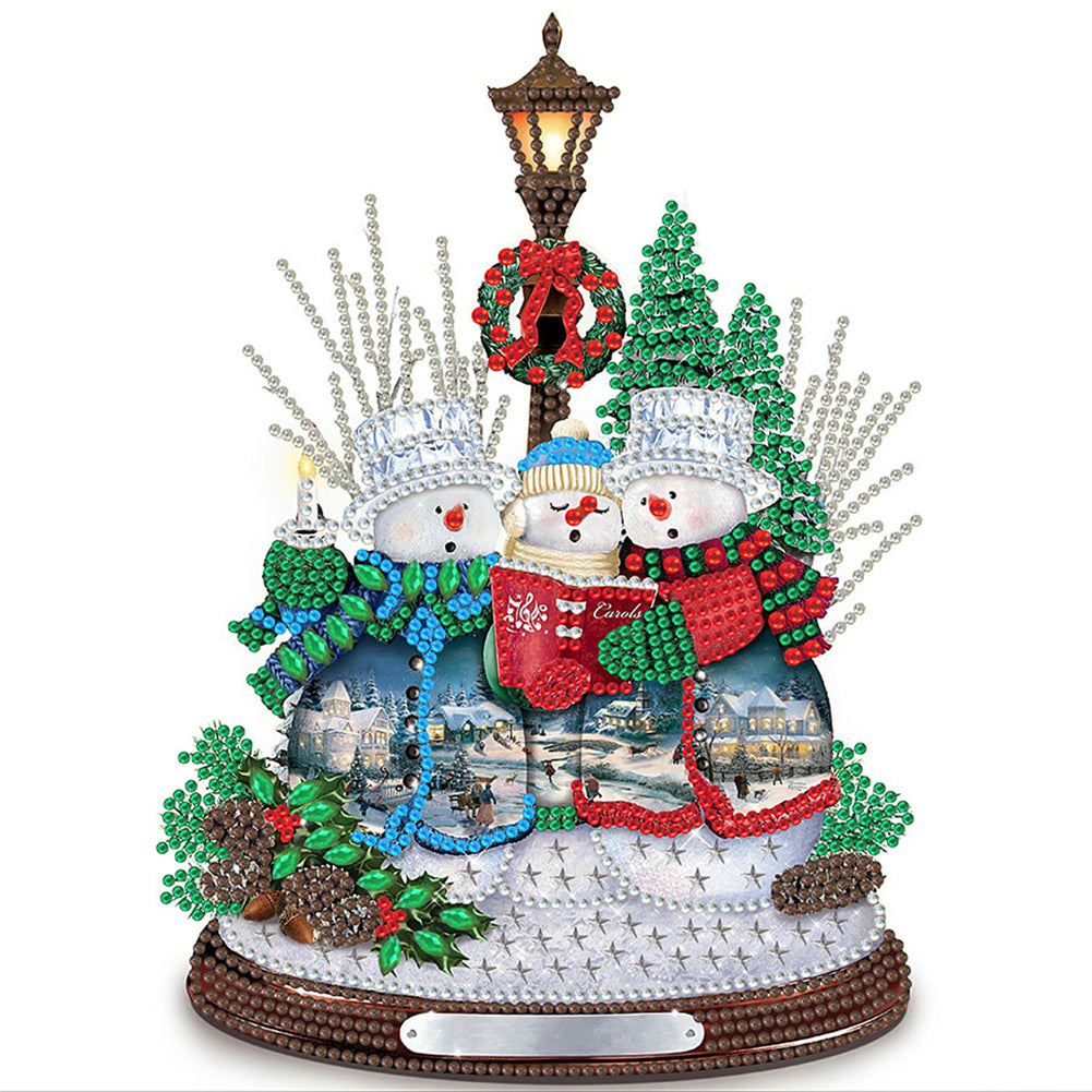 Christmas Snowman - Special Shaped Drill Diamond Painting 30*30CM