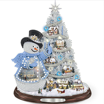 Christmas Snowman - Special Shaped Drill Diamond Painting 30*30CM