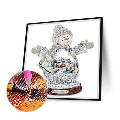 Christmas Snowman - Special Shaped Drill Diamond Painting 30*30CM