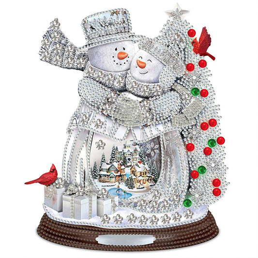 Christmas Snowman - Special Shaped Drill Diamond Painting 30*30CM