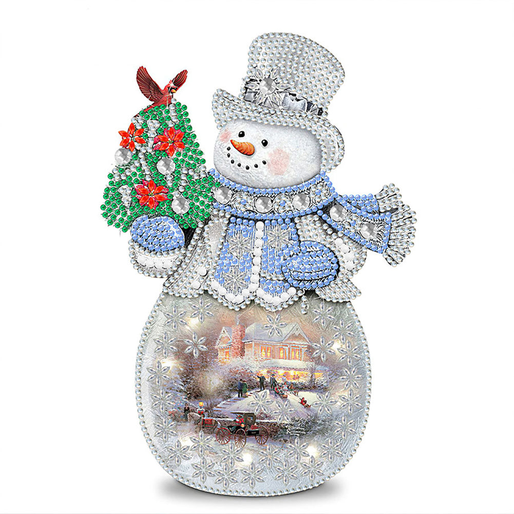 Christmas Snowman - Special Shaped Drill Diamond Painting 30*30CM