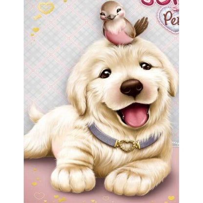 Puppy - Full Round Drill Diamond Painting 30*40CM