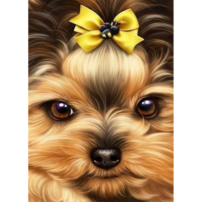 Yorkshire Terrier - Full Round Drill Diamond Painting 30*40CM