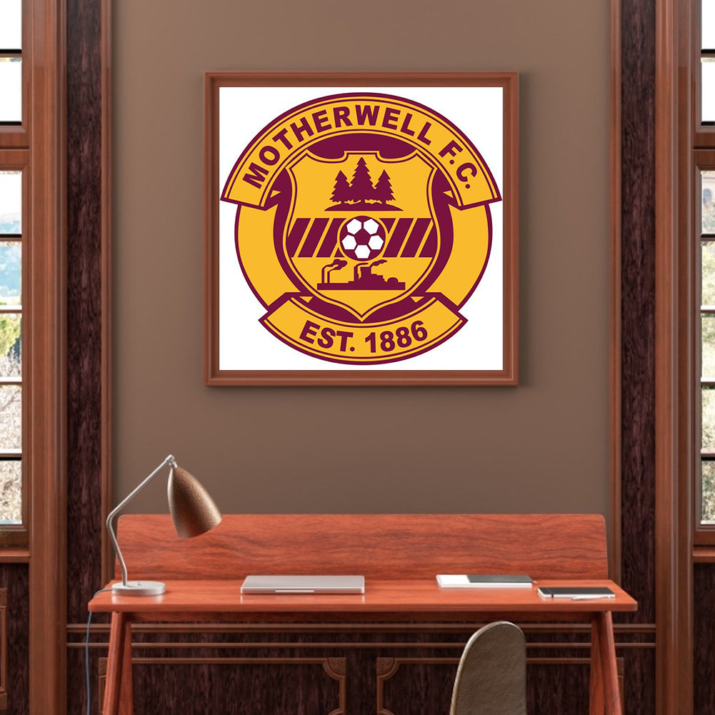 Motherwell Football Club - Full Square Drill Diamond Painting 30*30CM